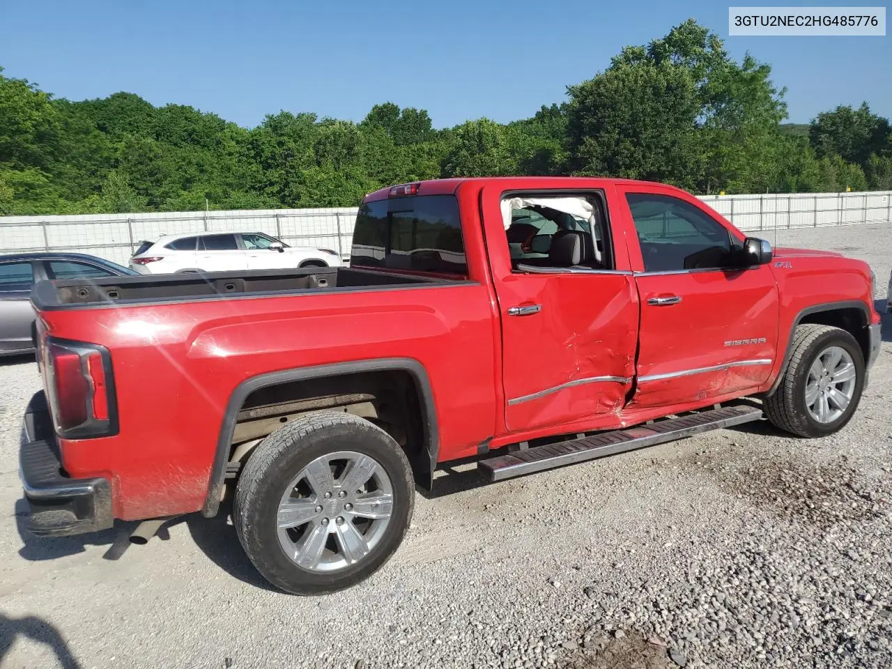 2017 GMC Sierra K1500 Slt VIN: 3GTU2NEC2HG485776 Lot: 56396215