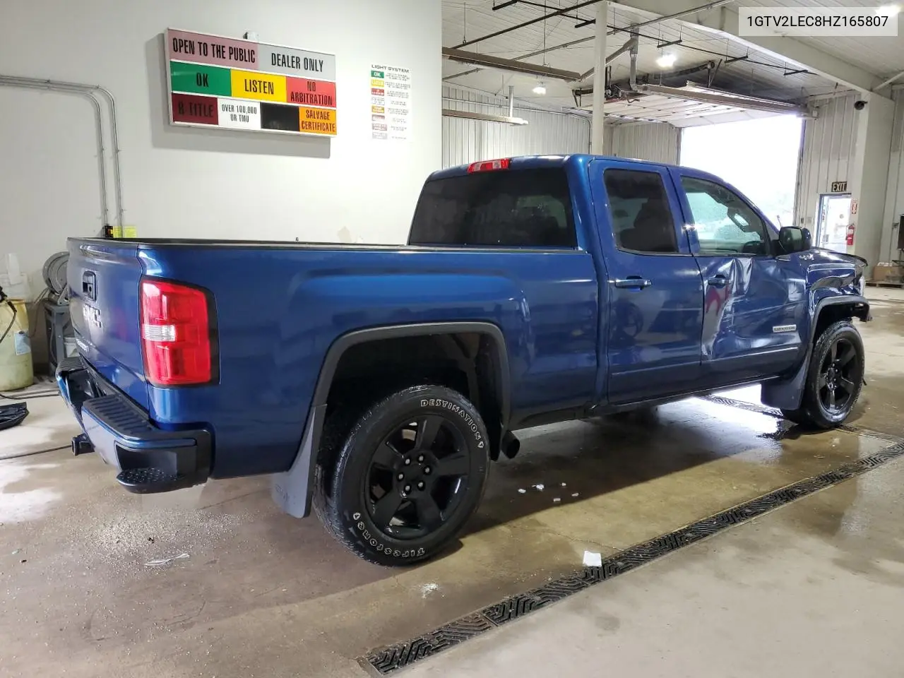 2017 GMC Sierra K1500 VIN: 1GTV2LEC8HZ165807 Lot: 56545405