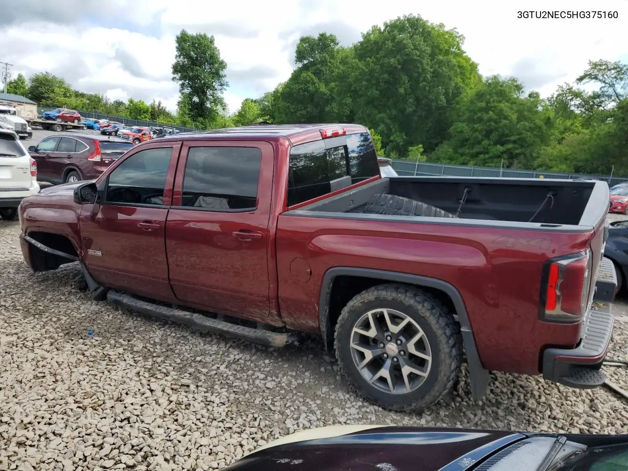 2017 GMC Sierra K1500 Slt VIN: 3GTU2NEC5HG375160 Lot: 56754125