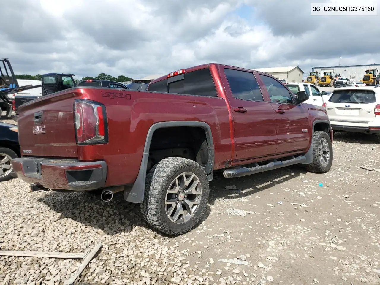 2017 GMC Sierra K1500 Slt VIN: 3GTU2NEC5HG375160 Lot: 56754125