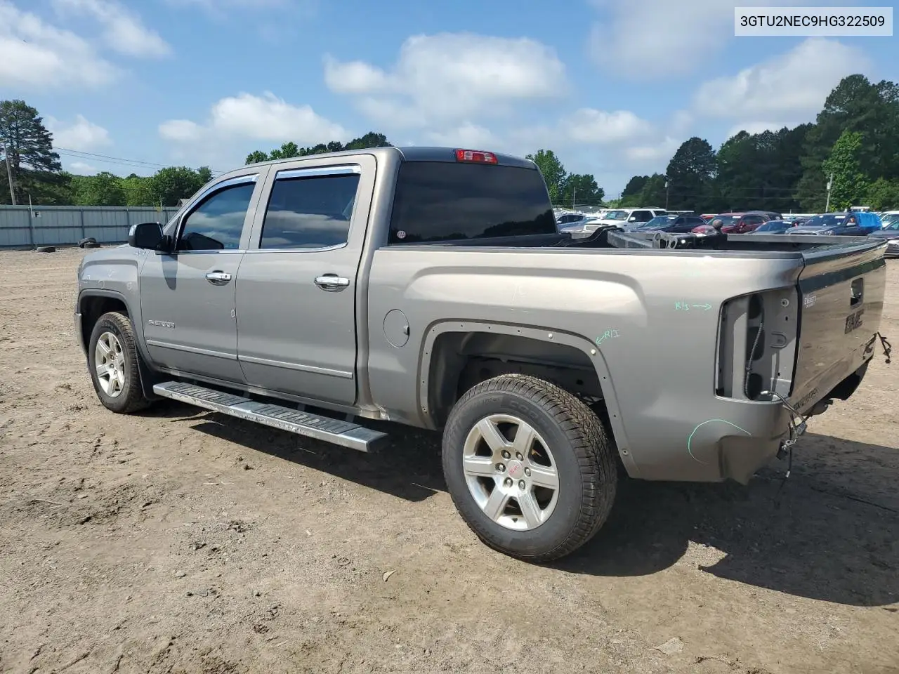 2017 GMC Sierra K1500 Slt VIN: 3GTU2NEC9HG322509 Lot: 56848265