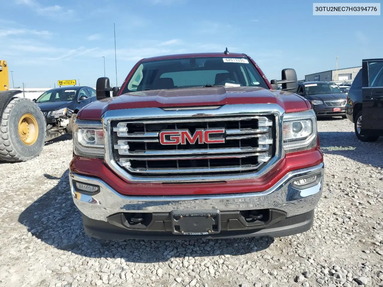 2017 GMC Sierra K1500 Slt VIN: 3GTU2NEC7HG394776 Lot: 62013335