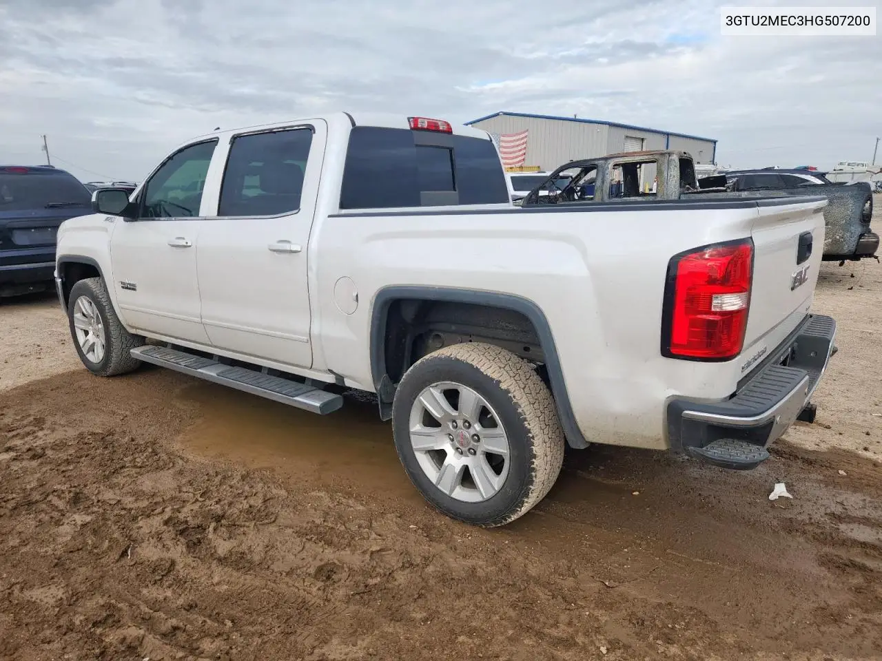 2017 GMC Sierra K1500 Sle VIN: 3GTU2MEC3HG507200 Lot: 62399055