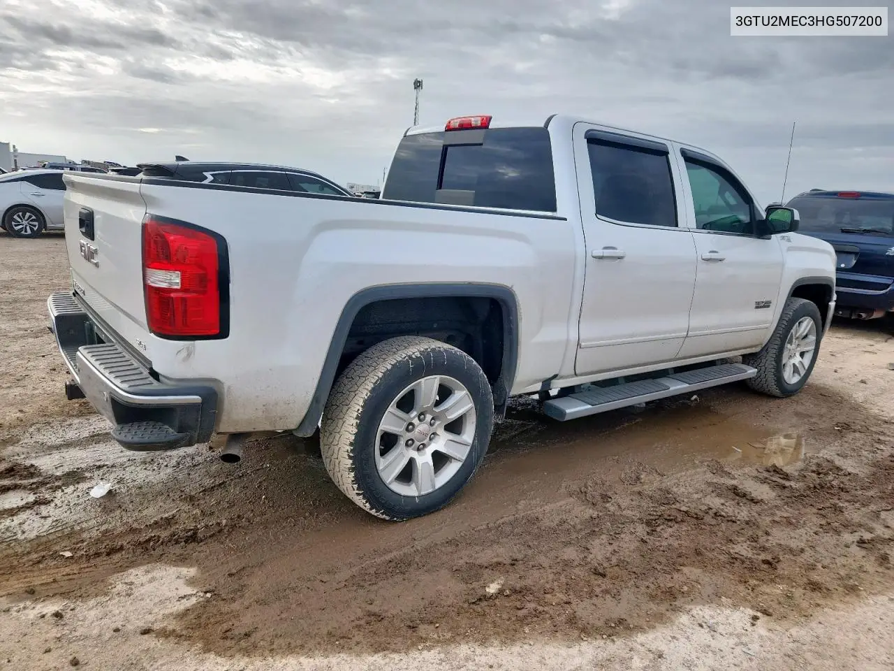2017 GMC Sierra K1500 Sle VIN: 3GTU2MEC3HG507200 Lot: 62399055