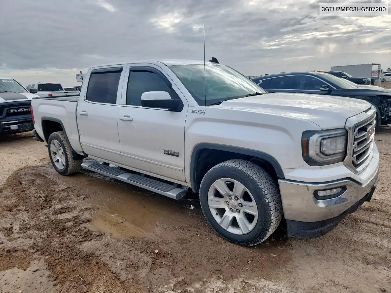 2017 GMC Sierra K1500 Sle VIN: 3GTU2MEC3HG507200 Lot: 62399055