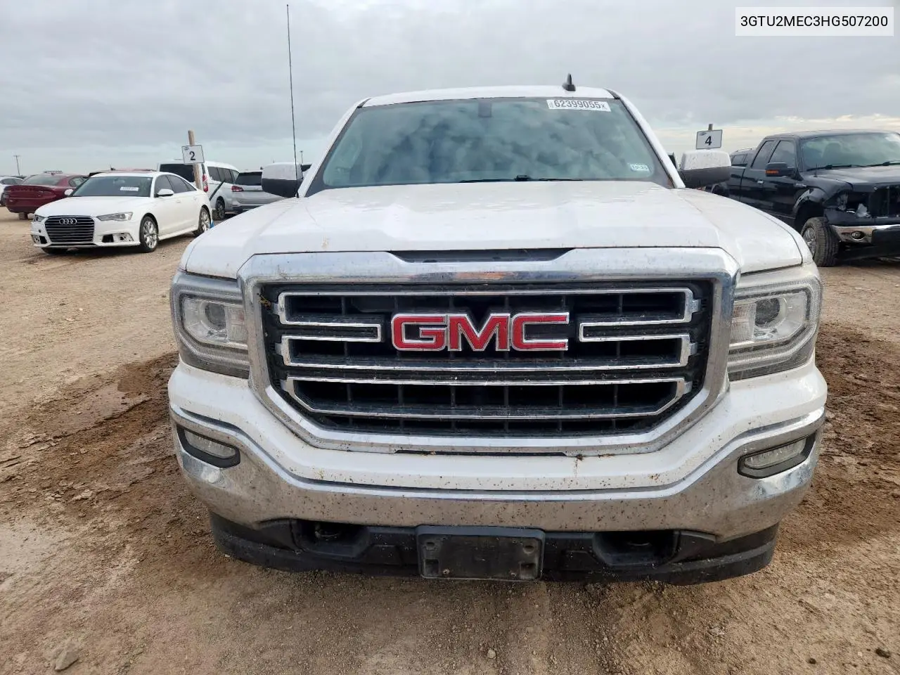 2017 GMC Sierra K1500 Sle VIN: 3GTU2MEC3HG507200 Lot: 62399055