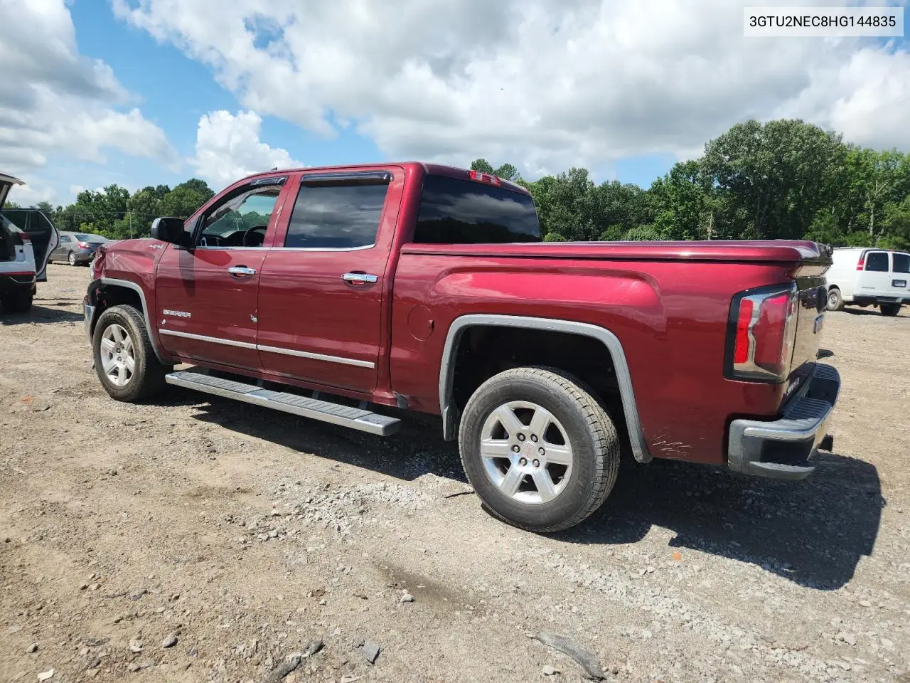 2017 GMC Sierra K1500 Slt VIN: 3GTU2NEC8HG144835 Lot: 62492035