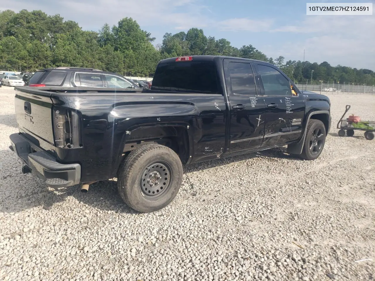 2017 GMC Sierra K1500 Sle VIN: 1GTV2MEC7HZ124591 Lot: 62715575