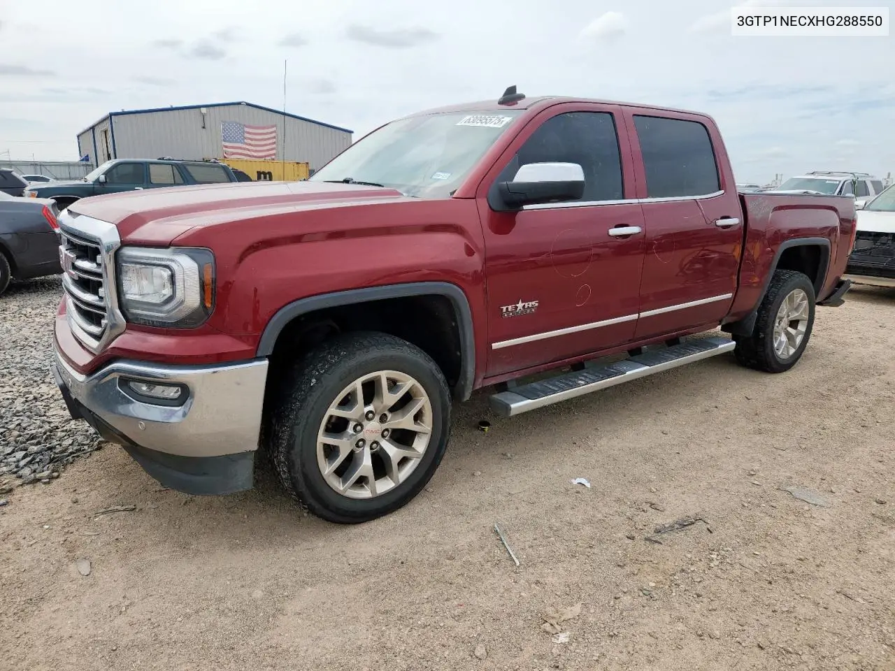 2017 GMC Sierra C1500 Slt VIN: 3GTP1NECXHG288550 Lot: 63095575