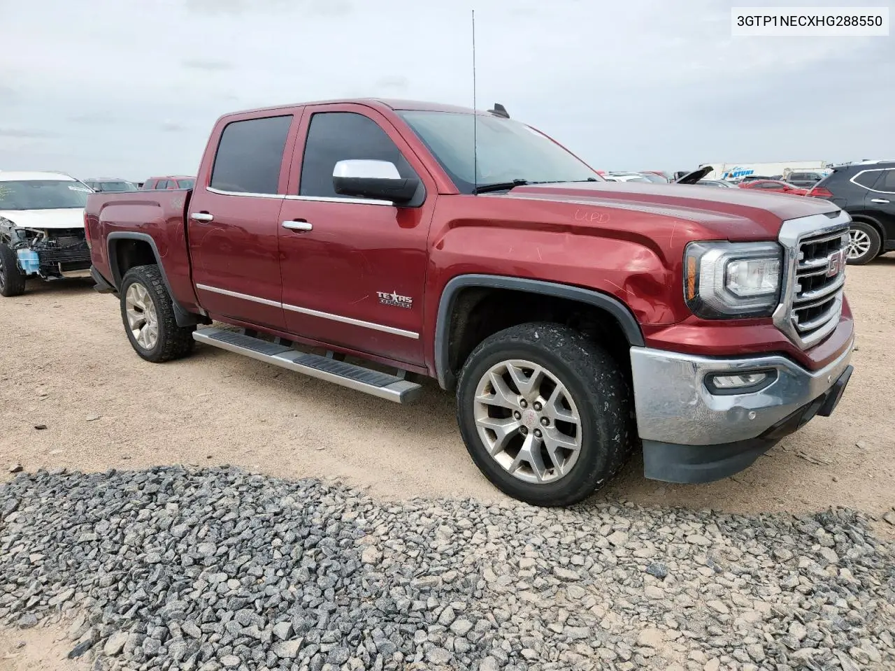 2017 GMC Sierra C1500 Slt VIN: 3GTP1NECXHG288550 Lot: 63095575