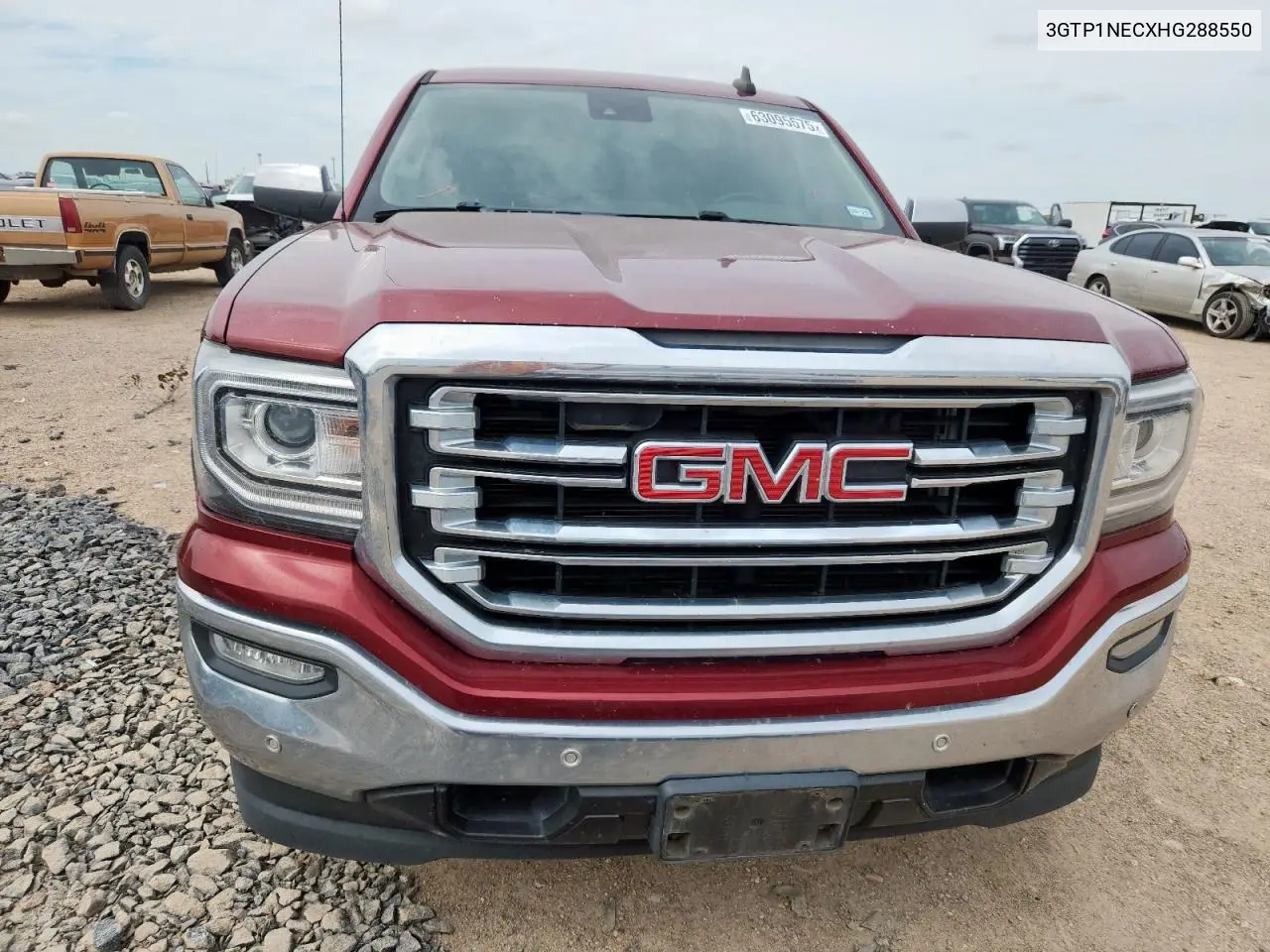 2017 GMC Sierra C1500 Slt VIN: 3GTP1NECXHG288550 Lot: 63095575