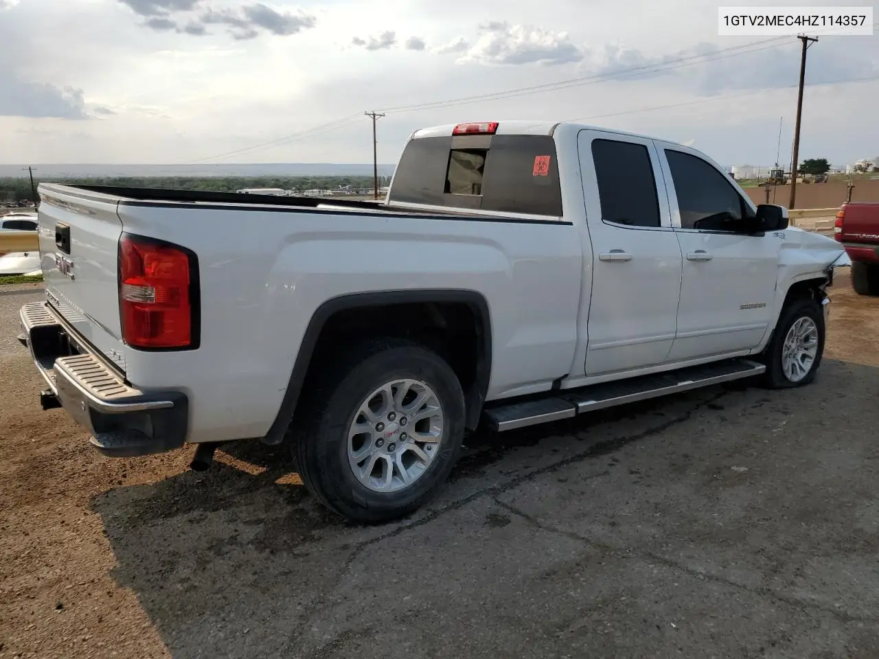 2017 GMC Sierra K1500 Sle VIN: 1GTV2MEC4HZ114357 Lot: 64523015