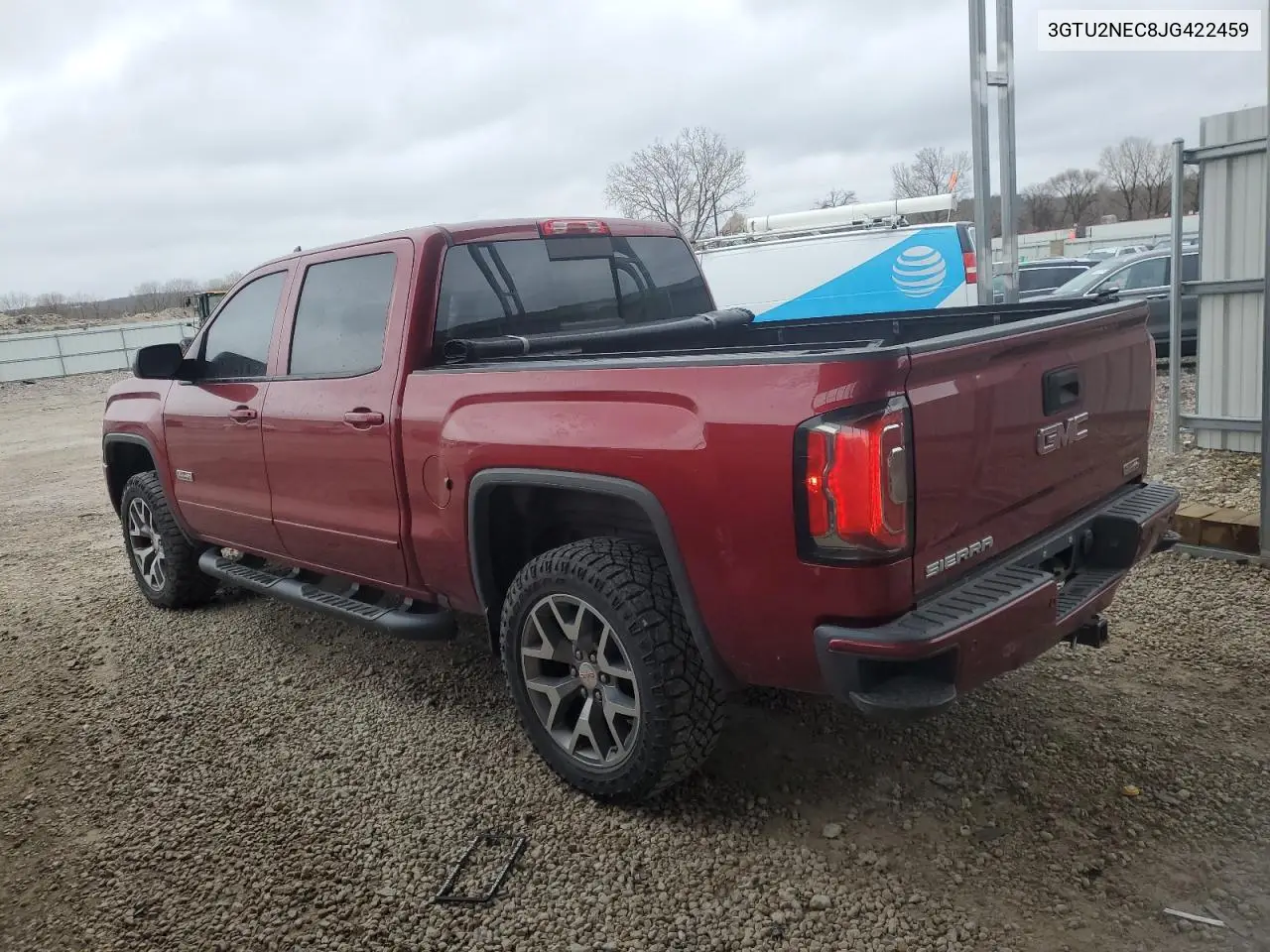 2018 GMC Sierra K1500 Slt VIN: 3GTU2NEC8JG422459 Lot: 48998765