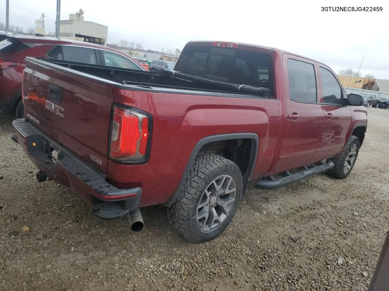 2018 GMC Sierra K1500 Slt VIN: 3GTU2NEC8JG422459 Lot: 48998765