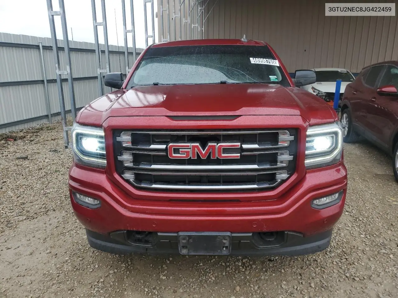 2018 GMC Sierra K1500 Slt VIN: 3GTU2NEC8JG422459 Lot: 48998765