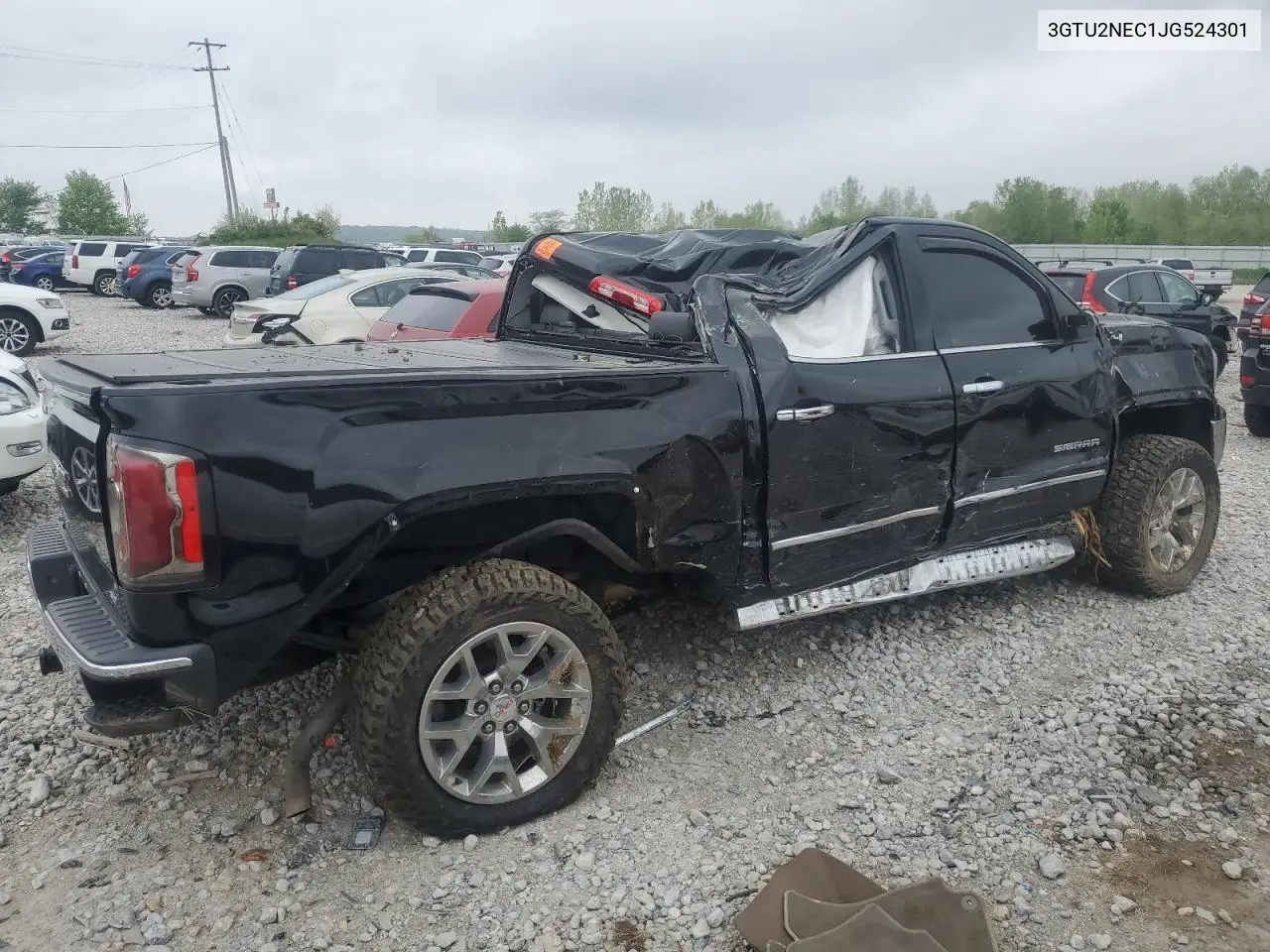 2018 GMC Sierra K1500 Slt VIN: 3GTU2NEC1JG524301 Lot: 56795325