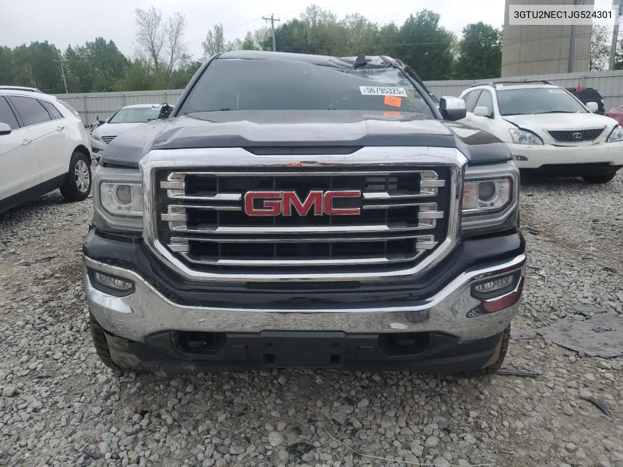 2018 GMC Sierra K1500 Slt VIN: 3GTU2NEC1JG524301 Lot: 56795325