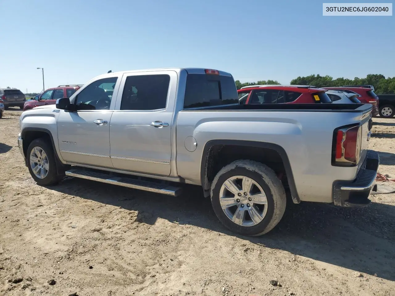 2018 GMC Sierra K1500 Slt VIN: 3GTU2NEC6JG602040 Lot: 61049375
