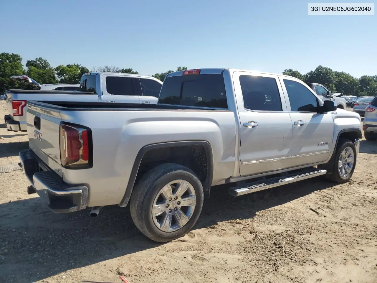 2018 GMC Sierra K1500 Slt VIN: 3GTU2NEC6JG602040 Lot: 61049375