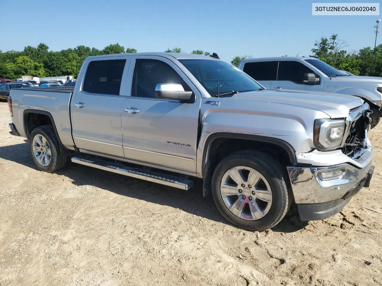 2018 GMC Sierra K1500 Slt VIN: 3GTU2NEC6JG602040 Lot: 61049375