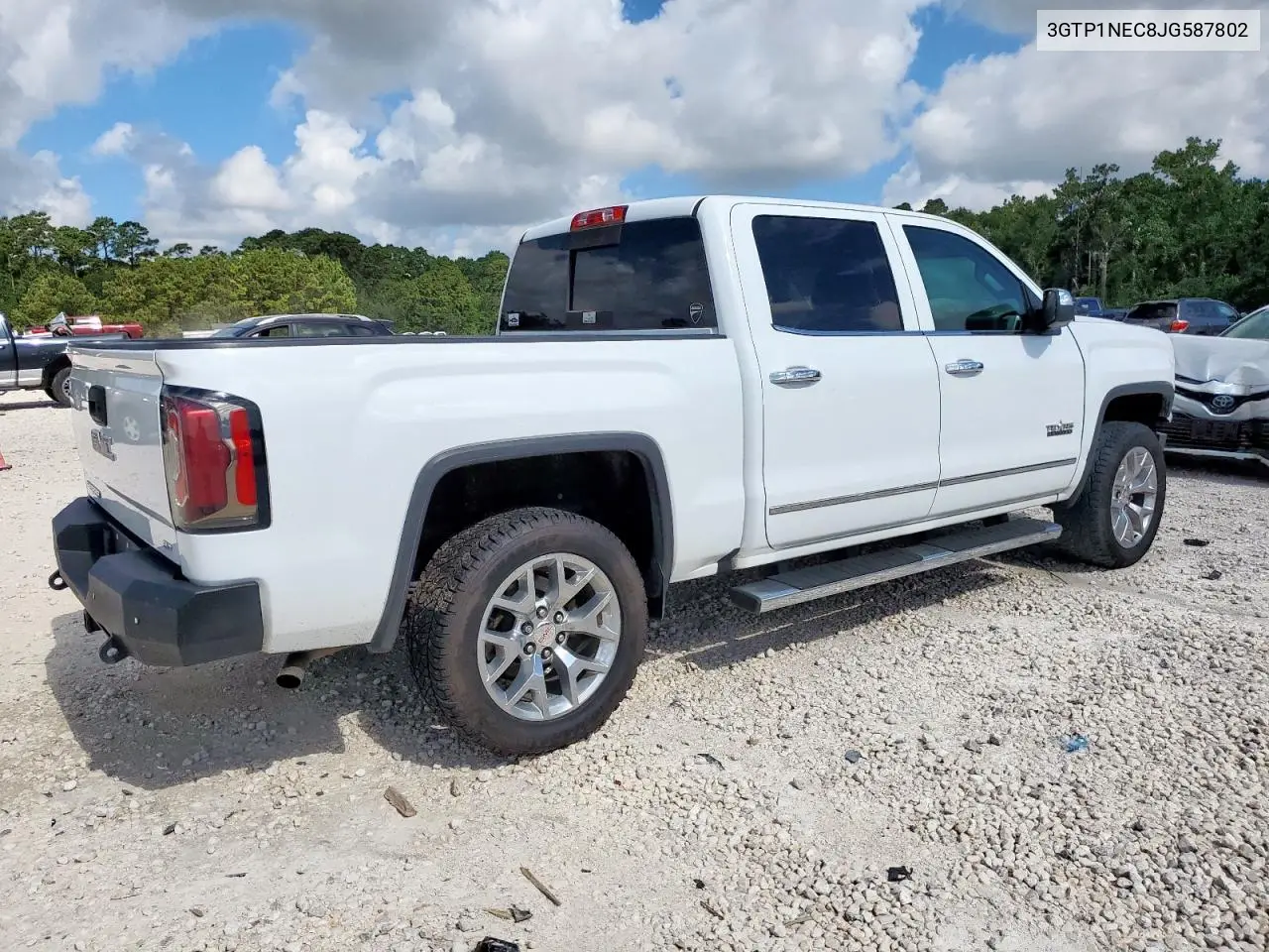 2018 GMC Sierra C1500 Slt VIN: 3GTP1NEC8JG587802 Lot: 61821635