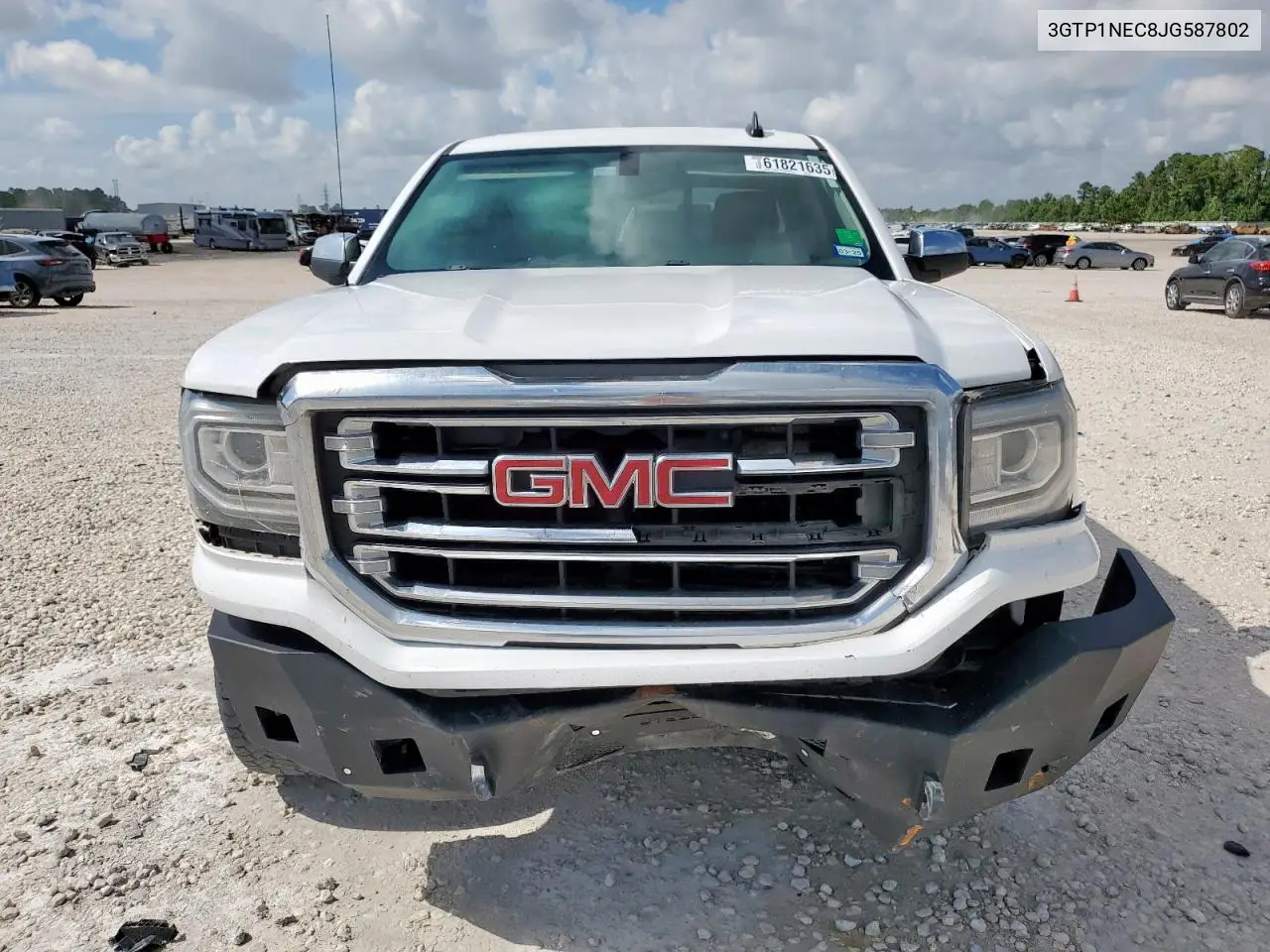 2018 GMC Sierra C1500 Slt VIN: 3GTP1NEC8JG587802 Lot: 61821635