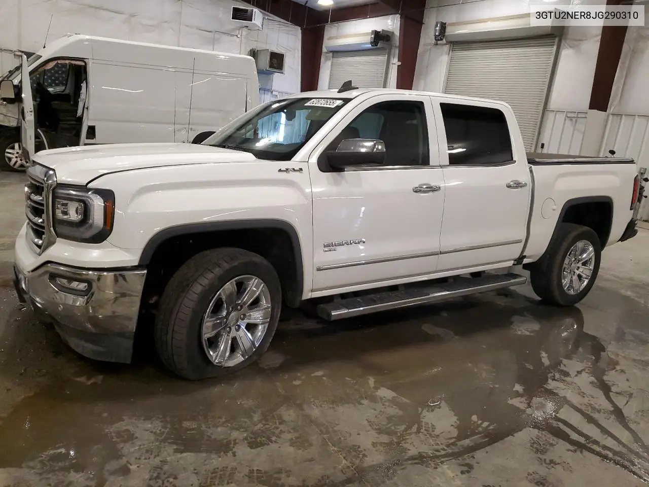 2018 GMC Sierra K1500 Slt VIN: 3GTU2NER8JG290310 Lot: 62872655