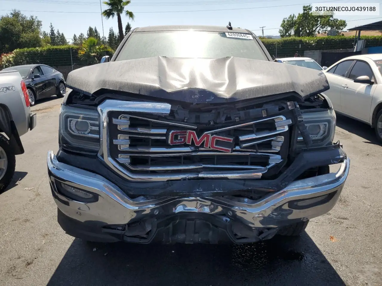 2018 GMC Sierra K1500 Slt VIN: 3GTU2NEC0JG439188 Lot: 62890845