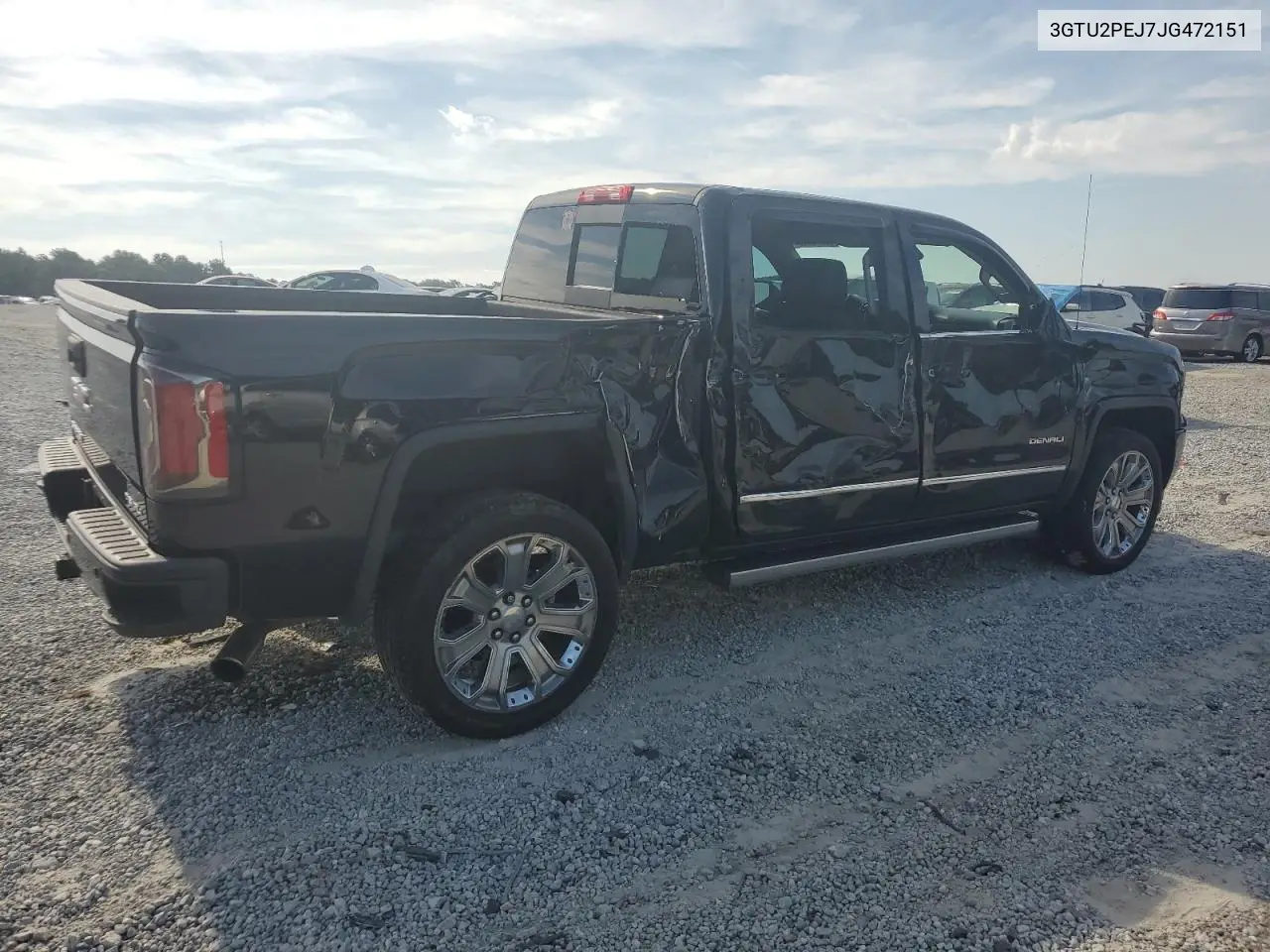 2018 GMC Sierra K1500 Denali VIN: 3GTU2PEJ7JG472151 Lot: 63040385