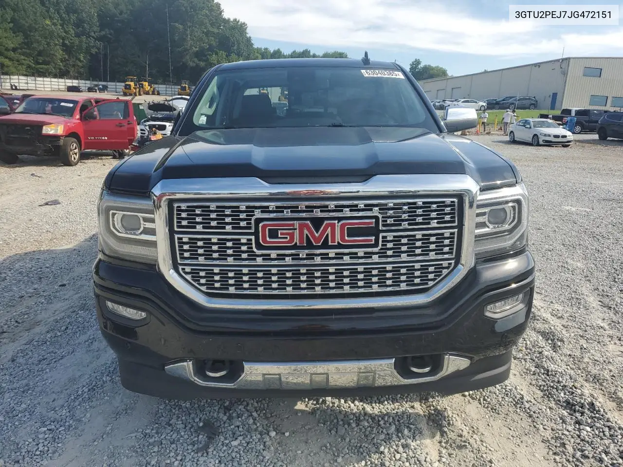 2018 GMC Sierra K1500 Denali VIN: 3GTU2PEJ7JG472151 Lot: 63040385