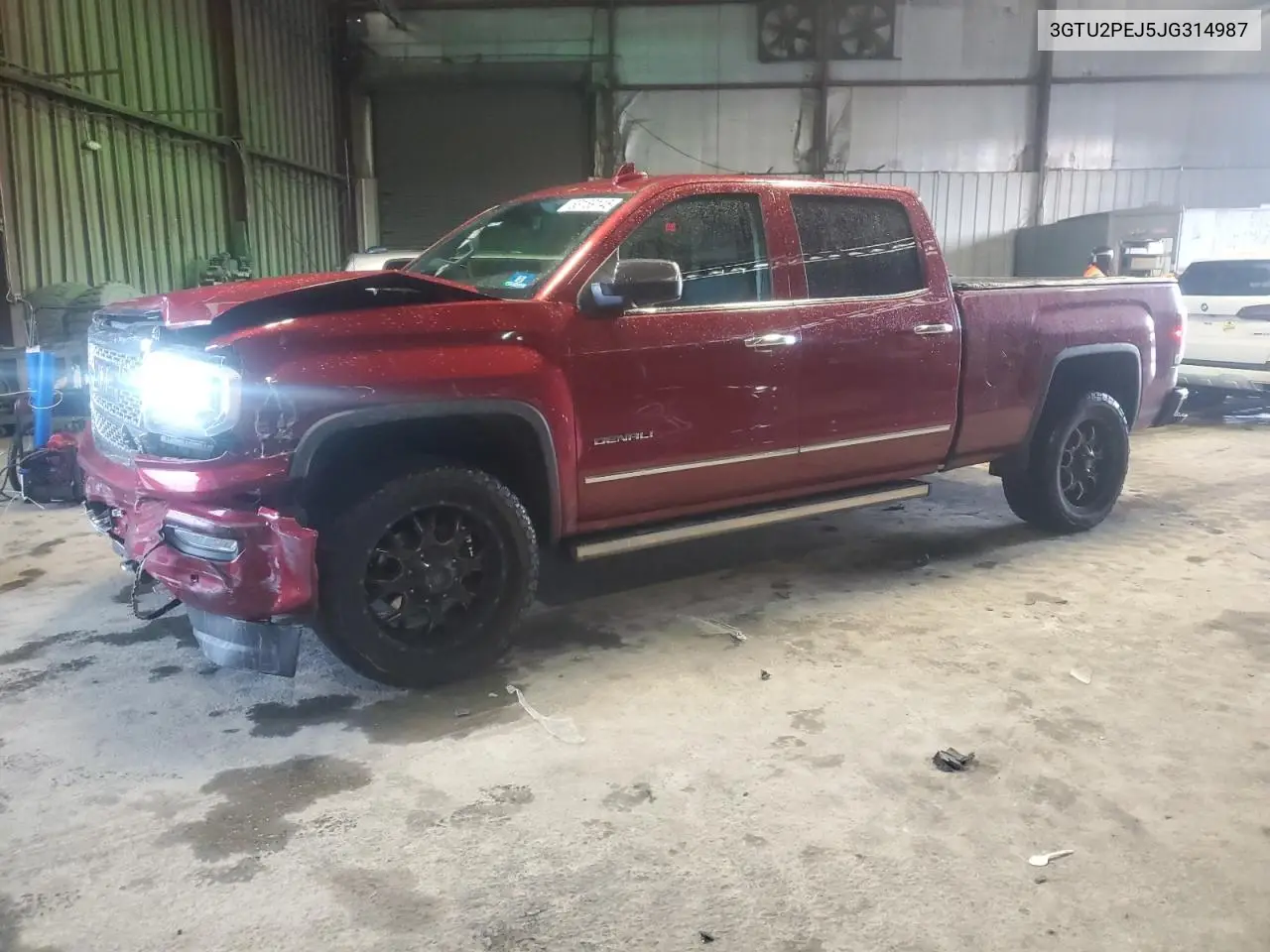 2018 GMC Sierra K1500 Denali VIN: 3GTU2PEJ5JG314987 Lot: 63159145
