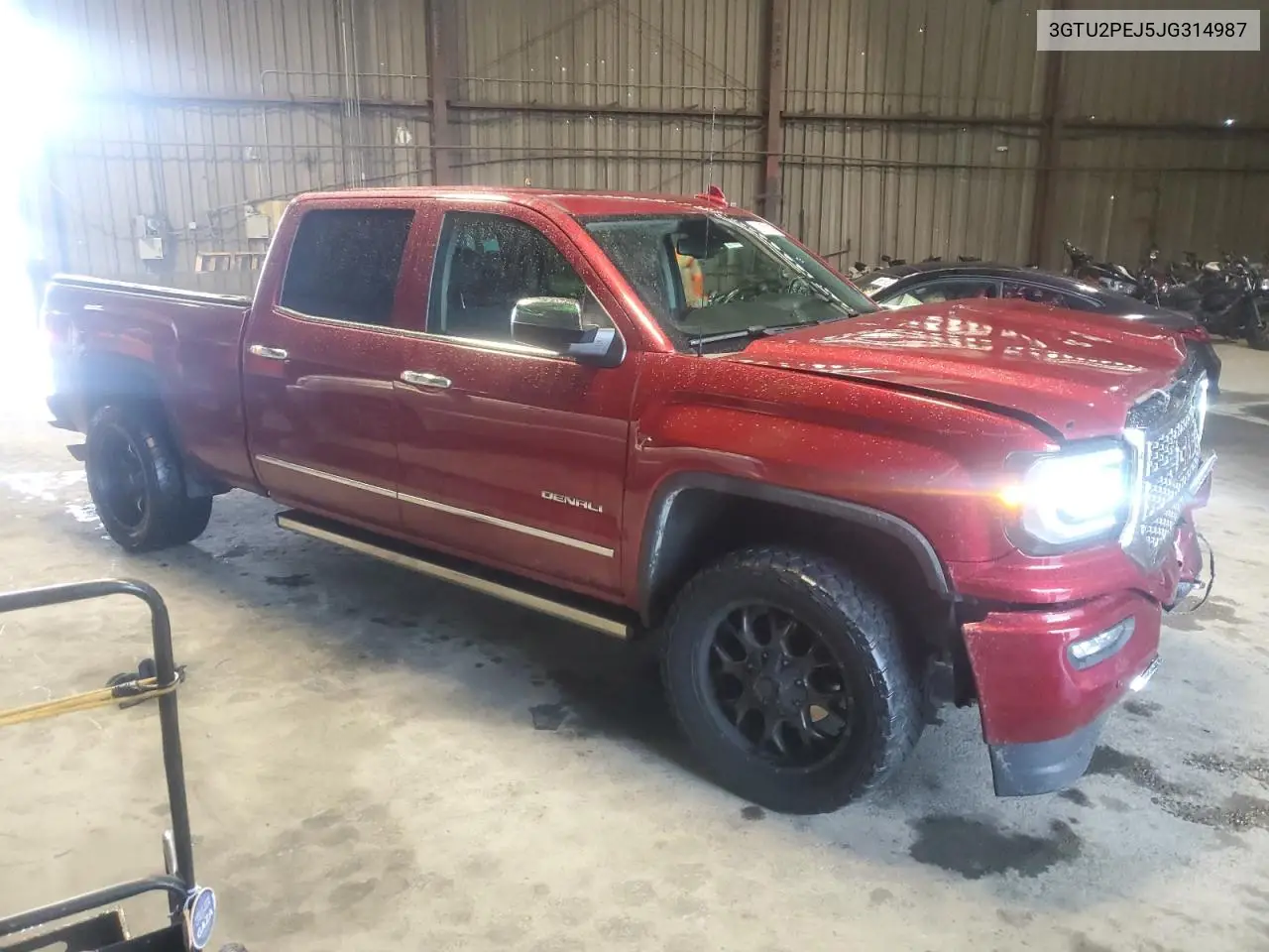 2018 GMC Sierra K1500 Denali VIN: 3GTU2PEJ5JG314987 Lot: 63159145