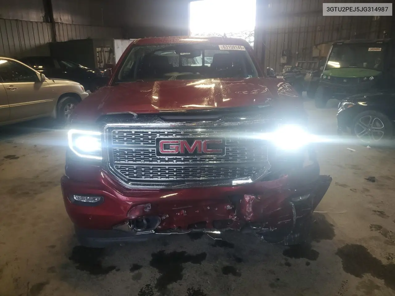 2018 GMC Sierra K1500 Denali VIN: 3GTU2PEJ5JG314987 Lot: 63159145