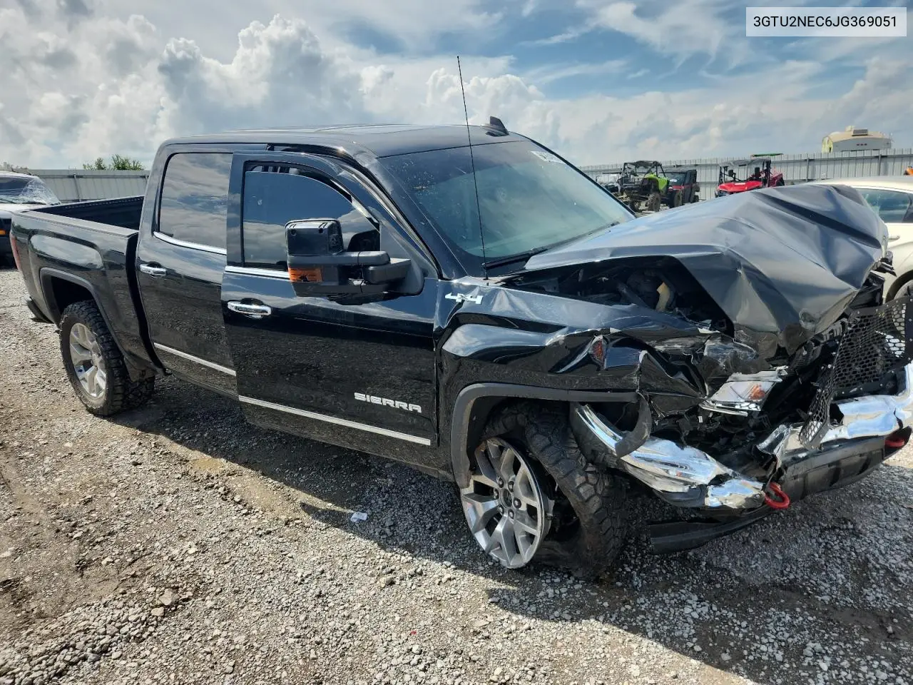 2018 GMC Sierra K1500 Slt VIN: 3GTU2NEC6JG369051 Lot: 64964985