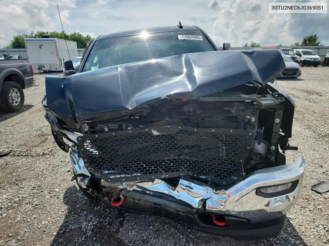 2018 GMC Sierra K1500 Slt VIN: 3GTU2NEC6JG369051 Lot: 64964985