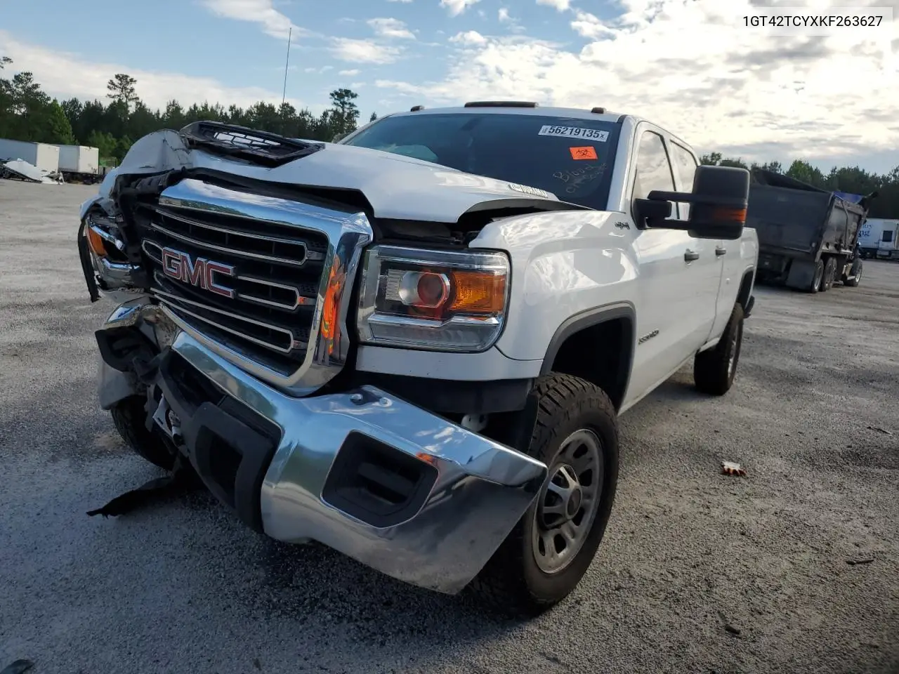 2019 GMC Sierra K3500 VIN: 1GT42TCYXKF263627 Lot: 56219135