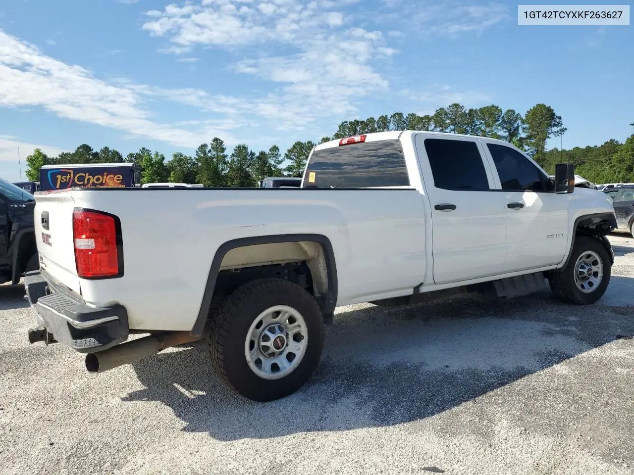 2019 GMC Sierra K3500 VIN: 1GT42TCYXKF263627 Lot: 56219135