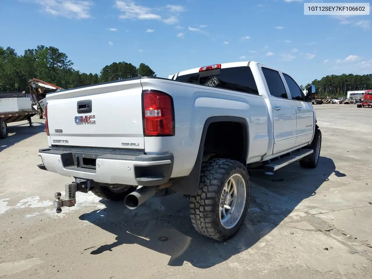 2019 GMC Sierra K2500 Denali VIN: 1GT12SEY7KF106602 Lot: 58295005