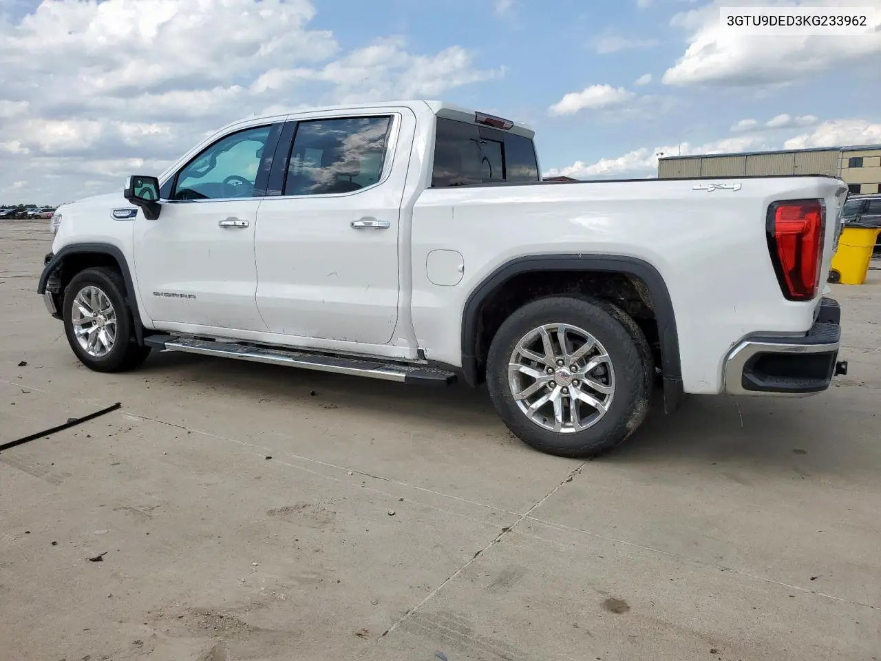 2019 GMC Sierra K1500 Slt VIN: 3GTU9DED3KG233962 Lot: 58734065