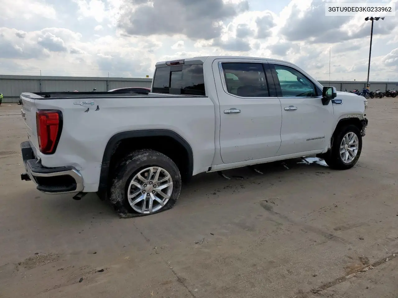 2019 GMC Sierra K1500 Slt VIN: 3GTU9DED3KG233962 Lot: 58734065