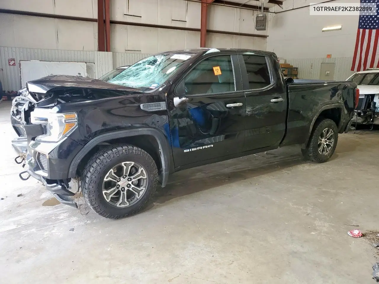 2019 GMC Sierra K1500 VIN: 1GTR9AEF2KZ382899 Lot: 58992175