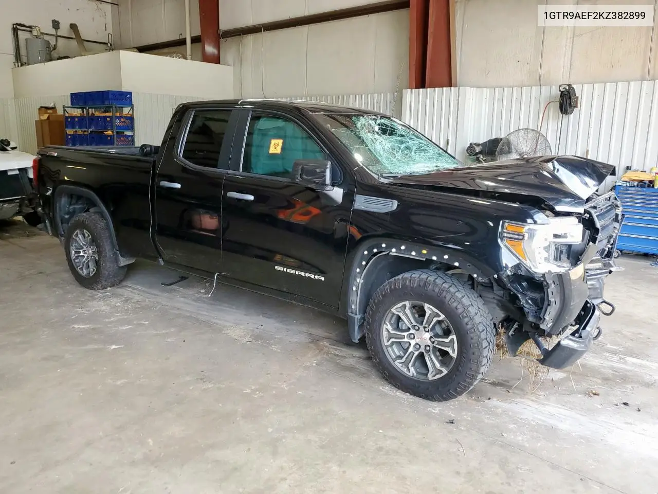 2019 GMC Sierra K1500 VIN: 1GTR9AEF2KZ382899 Lot: 58992175