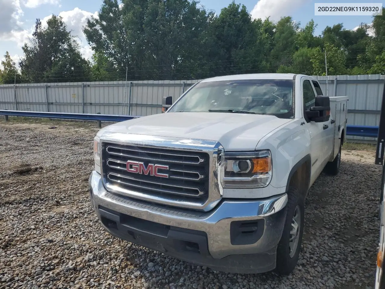 2019 GMC Sierra K2500 Heavy Duty VIN: 2GD22NEG9K1159320 Lot: 60855485
