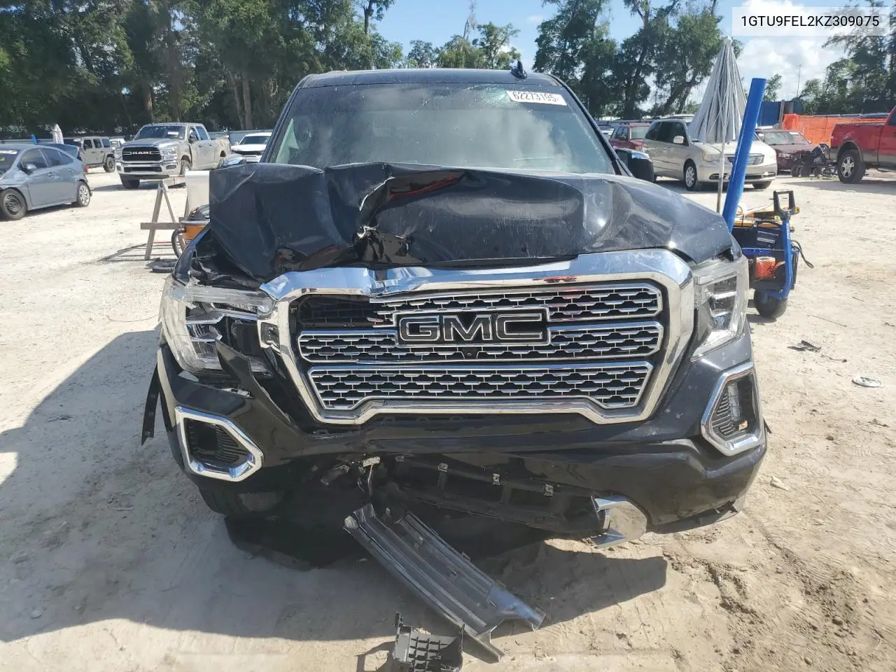 2019 GMC Sierra K1500 Denali VIN: 1GTU9FEL2KZ309075 Lot: 62273195