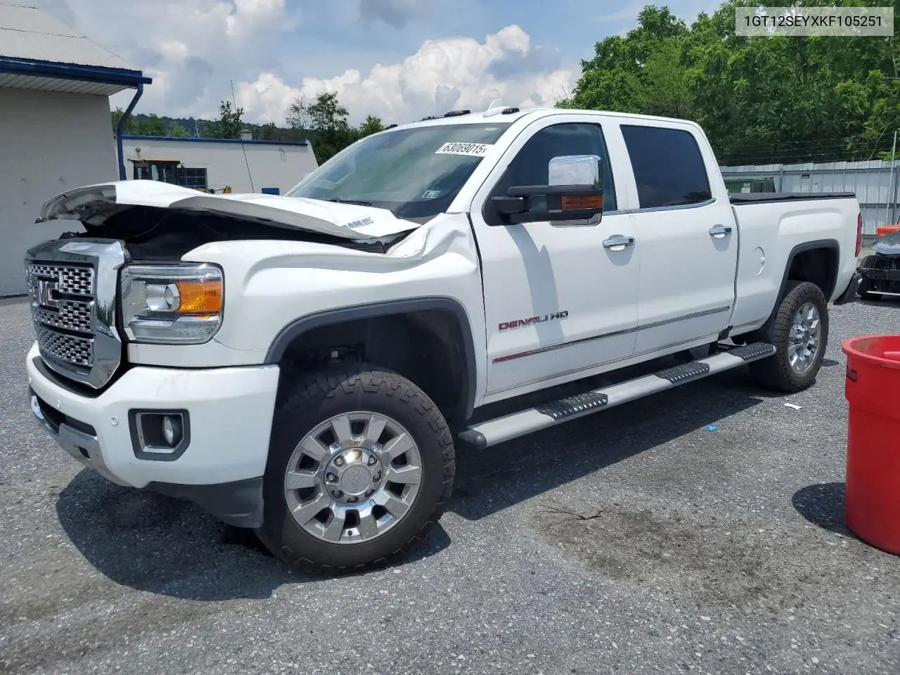 2019 GMC Sierra K2500 Denali VIN: 1GT12SEYXKF105251 Lot: 63069015