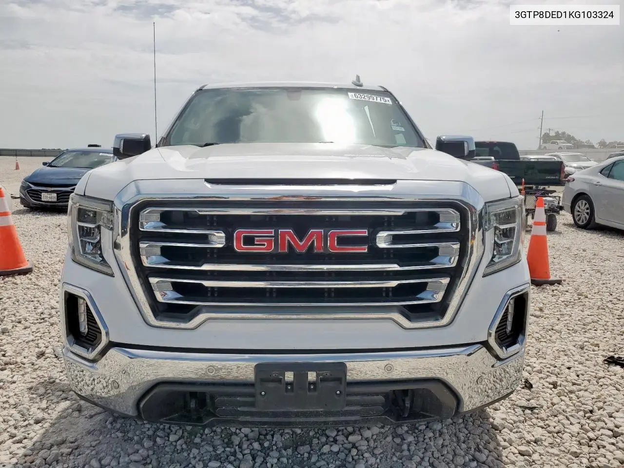 2019 GMC Sierra C1500 Slt VIN: 3GTP8DED1KG103324 Lot: 63299775