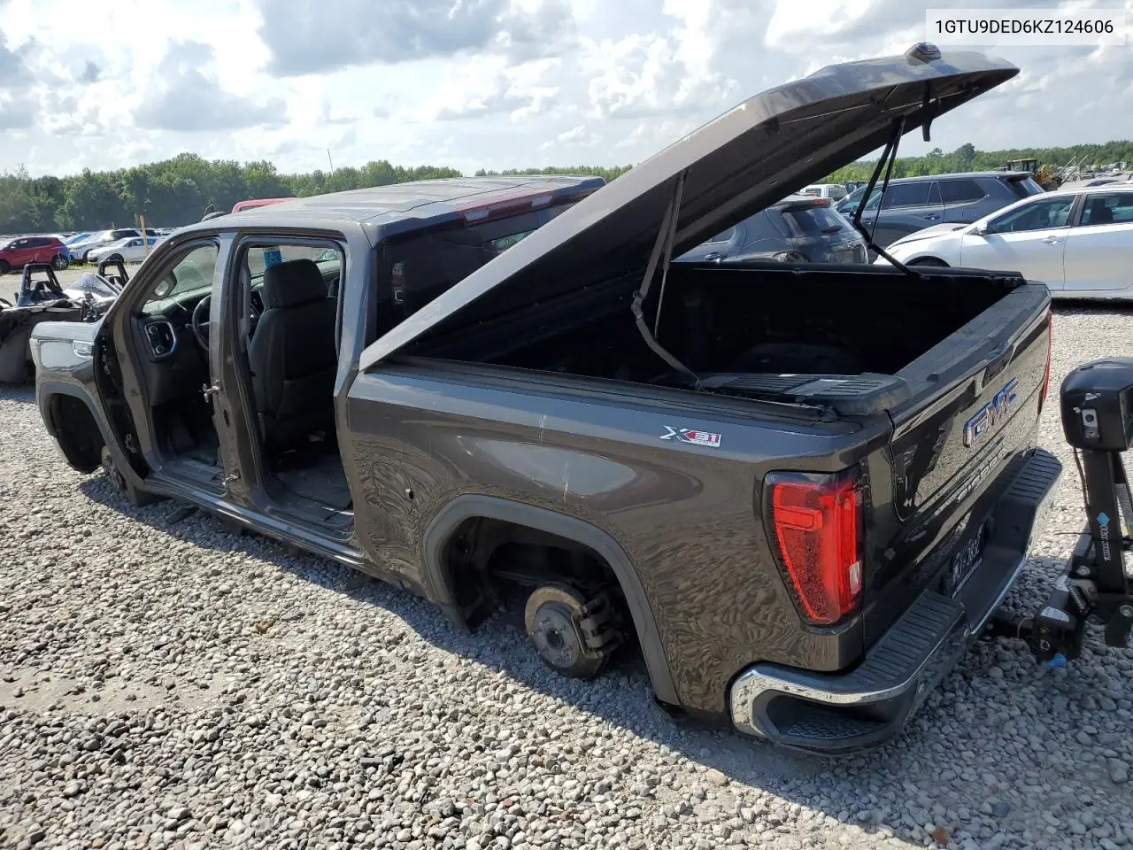 2019 GMC Sierra K1500 Slt VIN: 1GTU9DED6KZ124606 Lot: 64213225
