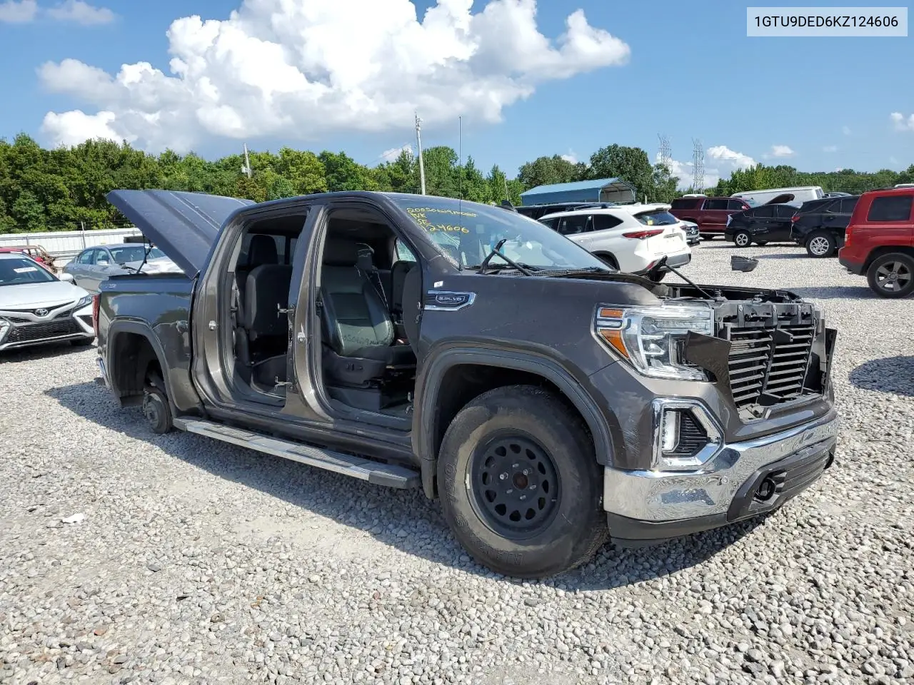 2019 GMC Sierra K1500 Slt VIN: 1GTU9DED6KZ124606 Lot: 64213225