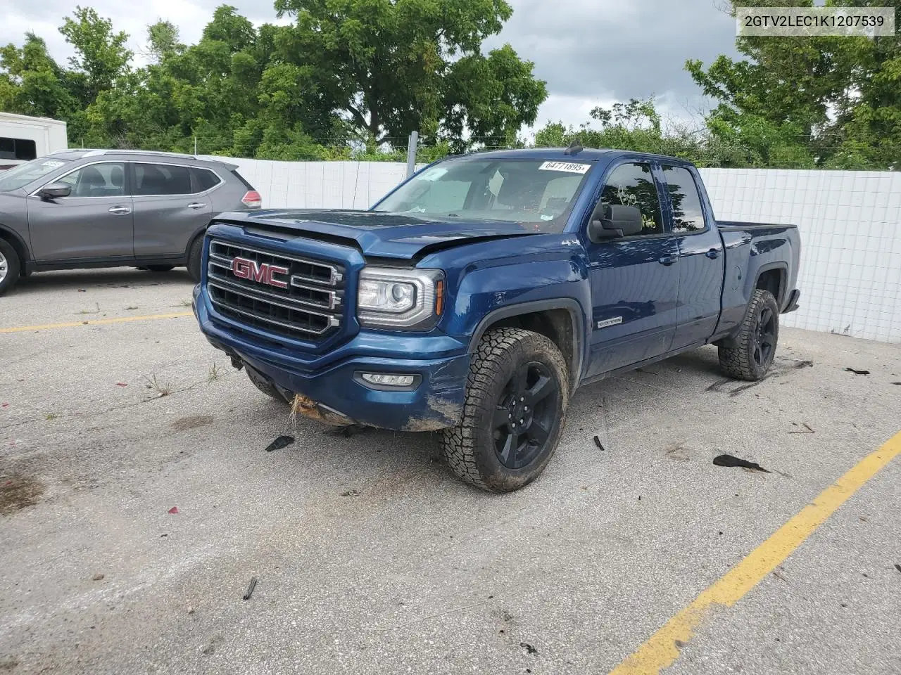 2019 GMC Sierra Limited K1500 VIN: 2GTV2LEC1K1207539 Lot: 64771895