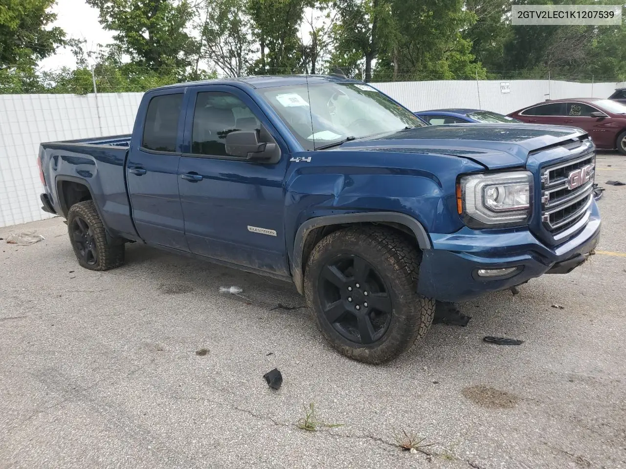 2019 GMC Sierra Limited K1500 VIN: 2GTV2LEC1K1207539 Lot: 64771895